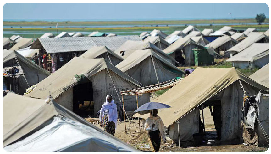 Arakan'daki Rohingya aileleri
