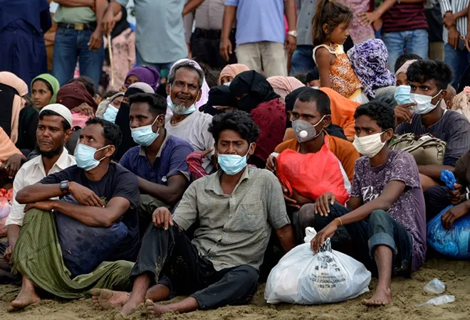 Bir Rohingya topluluğuna sağlık desteği
